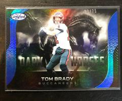 Tom Brady [Blue] Football Cards 2021 Panini Certified Dark Horses Prices