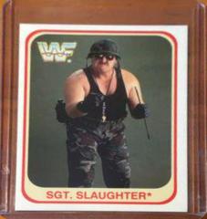 Sgt. Slaughter [Italian] #101 Wrestling Cards 1991 Merlin WWF Prices