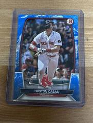 Triston Casas [Blue] #2 Baseball Cards 2023 Bowman Prices