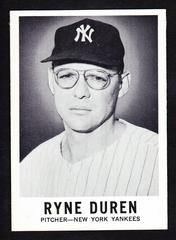 Ryne Duren #22 Baseball Cards 1960 Leaf Prices