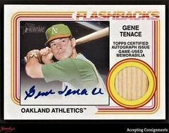 Gene Tenace Baseball Cards 2023 Topps Heritage Flashback Autograph Relics Prices