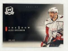 Alex Ovechkin #SB-9 Hockey Cards 2021 Upper Deck The Cup Show Black Prices