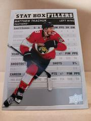 Matthew Tkachuk #SB-10 Hockey Cards 2023 Upper Deck Stat Box Fillers Prices