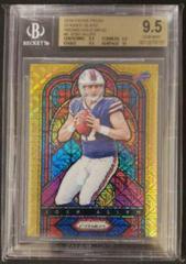 Josh Allen [Gold Mojo] #SG-8 Football Cards 2018 Panini Prizm Stained Glass Prices