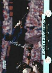 Rickey Henderson #89 Baseball Cards 2001 Stadium Club Prices