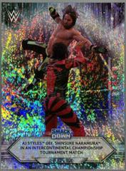 AJ Styles def. Shinsuke Nakamura in an Intercontinental Championship Tournament Match [Foilboard] Wrestling Cards 2021 Topps WWE Prices
