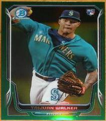Taijuan Walker [Green Refractor] #41 Baseball Cards 2014 Bowman Chrome Mini Prices