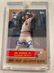Cal Ripken Jr. Baseball Cards 2017 Topps 1987 Autographs Prices