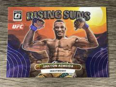Jailton Almeida [Purple Velocity] #11 Ufc Cards 2023 Panini Donruss Optic UFC Rising Suns Prices