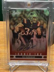 Rex Burkhead [Red] #II-RB Football Cards 2022 Panini Absolute Iconic Ink Autographs Prices