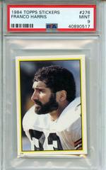 Franco Harris Football Cards 1984 Topps Stickers Prices