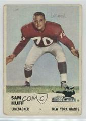 Sam Huff #74 Football Cards 1961 Fleer Prices