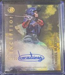 Angel Martinez [Gold] Baseball Cards 2021 Bowman Inception Autographs Prices