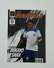 Bukayo Saka #6 Soccer Cards 2022 Panini Donruss Net Marvels Prices