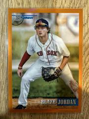 Blaze Jordan [Chrome Prospect Orange] #154 Baseball Cards 2021 Bowman Heritage Prices