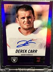 Derek Carr [Autograph Purple] #364 Football Cards 2014 Panini Score Prices