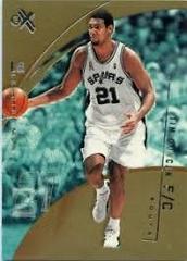 Tim Duncan #89 Basketball Cards 2001 Fleer E-X Prices
