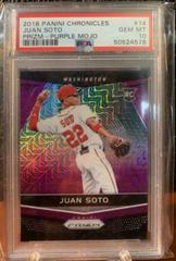 Juan Soto [Purple Mojo] Baseball Cards 2018 Panini Chronicles Prizm Prices