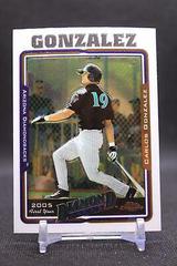 Carlos Gonzalez Baseball Cards 2005 Topps Chrome Updates & Highlights Prices
