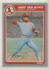 Andy Van Slyke #242 Baseball Cards 1985 Fleer Prices