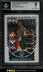 Kevin Durant [Xfractor] Basketball Cards 2007 Bowman Chrome Prices