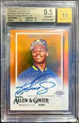 Ken Griffey Jr. [Orange] #ACG-KG Baseball Cards 2020 Topps Allen & Ginter Chrome Autographs Prices