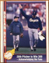 20th Pitcher to Win 300 #67 Baseball Cards 1991 Pacific Nolan Ryan Prices