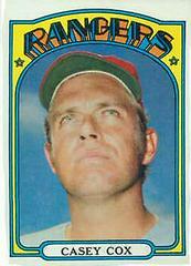 Casey Cox #231 Baseball Cards 1972 Topps Prices