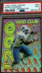 Barry Sanders [Refractor] #AE7 Football Cards 1999 Topps Chrome All Etch Prices
