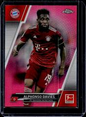 Alphonso Davies [Magenta Refractor] #82 Soccer Cards 2021 Topps Chrome Bundesliga Prices