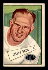 Joe Bach #53 Football Cards 1952 Bowman Large Prices