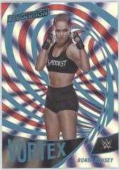 Ronda Rousey [Sunburst] #19 Wrestling Cards 2022 Panini Revolution WWE Vortex Prices