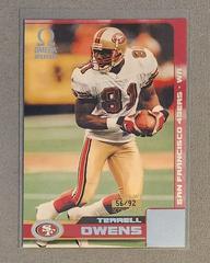 Terrell Owens [Premiere Date] #125 Football Cards 2000 Pacific Omega Prices