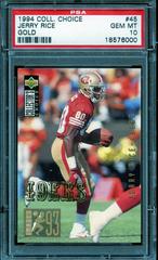Jerry Rice [Gold] #45 Football Cards 1994 Collector's Choice Prices
