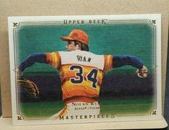 Nolan Ryan #102 Baseball Cards 2008 Upper Deck Masterpieces Prices