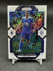 Youri Tielemans [White Sparkle] Soccer Cards 2022 Panini Prizm Premier League Prices