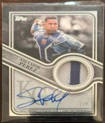 Salvador Perez [Platinum] #TRAP-SP Baseball Cards 2023 Topps Series 2 Reverence Autograph Patch Prices