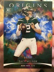 Zach Wilson [Blue] #102 Football Cards 2021 Panini Origins Prices