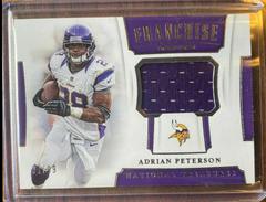 Adrian Peterson Football Cards 2018 National Treasures Franchise Prices