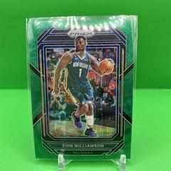 Zion Williamson [Green Wave] Basketball Cards 2022 Panini Prizm Prices