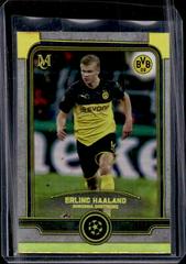 Erling Haaland [Gold] Soccer Cards 2020 Topps Museum Collection UEFA Champions League Prices