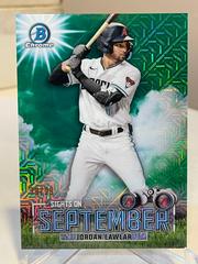 Jordan Lawlar [Mega Box Mojo Green] #SOS-1 Baseball Cards 2023 Bowman Sights on September Prices