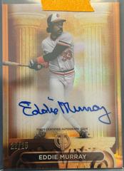 Eddie Murray [Orange] Baseball Cards 2024 Topps Tribute Pillars of the Game Autograph Prices