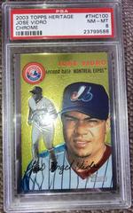Jose Vidro Baseball Cards 2003 Topps Heritage Chrome Prices