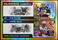 Randy Moss, Tom Brady [Gold] Football Cards 2022 Panini Classics Combos Prices