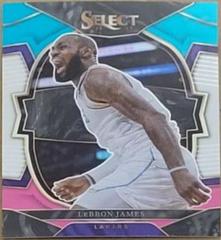 LeBron James [Teal White Pink] Basketball Cards 2022 Panini Select Prices