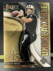 Drew Brees #U17 Football Cards 2020 Panini Select Unbreakable Prices