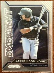 Jasson Dominguez Baseball Cards 2021 Panini Prizm Emergent Prices