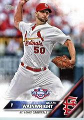 Adam Wainwright #OD-108 Baseball Cards 2016 Topps Opening Day Prices