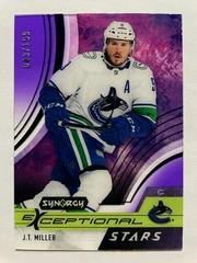 J. T. Miller [Purple] Hockey Cards 2021 Upper Deck Synergy Exceptional Stars Prices